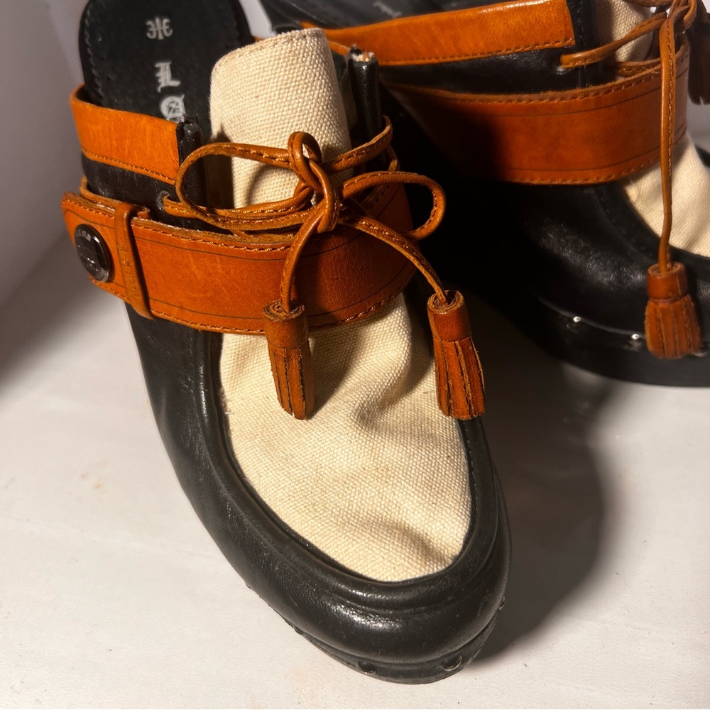 Lamb by Gwen Stefani  Brown and Cream Wedge - Picture 6 of 6